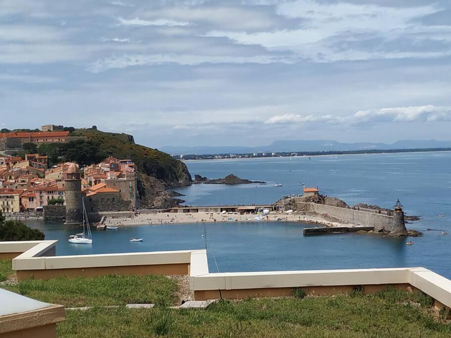 Location Vue Mer Du Samedi Au Samedi, Clim, Parking, Piscine, Plage Collioure Exterior foto